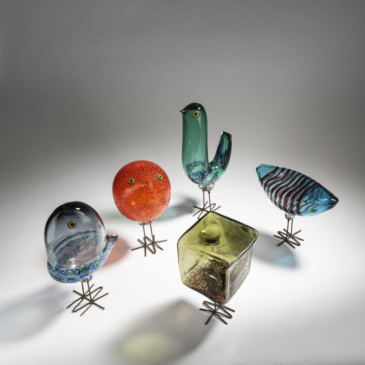 Bild 5 zu Objekt, Vogel 'Pulcino', 1962, Alessandro Pianon, Vistosi, Gino, Murano, 154A 120