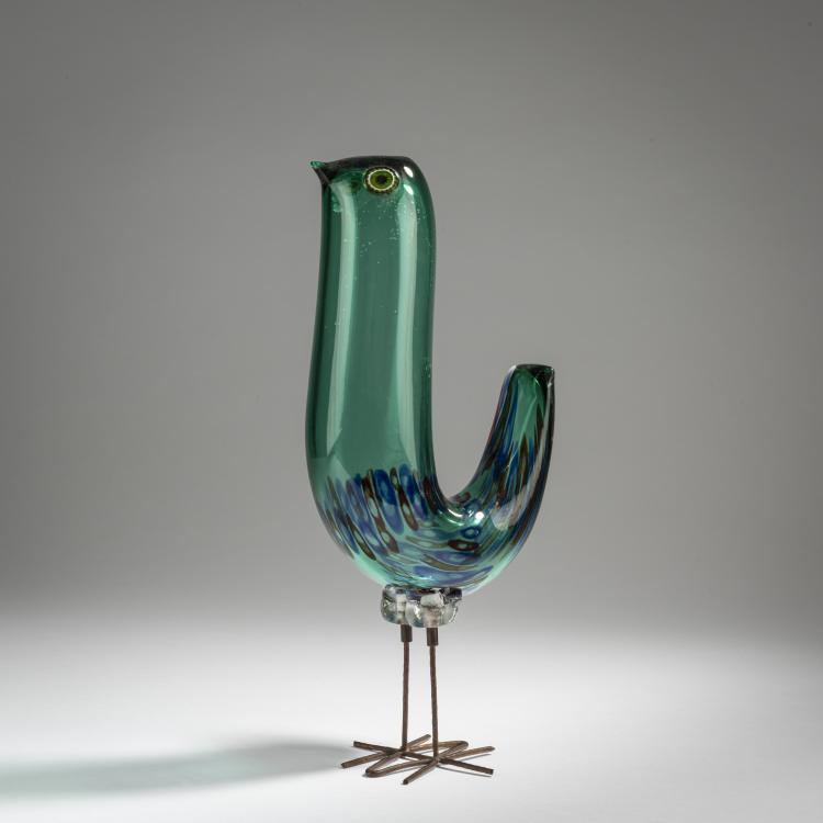Hauptbild zu Objekt, 'Pulcino' bird, 1962, Alessandro Pianon, Vistosi, Gino, Murano, 154A 123