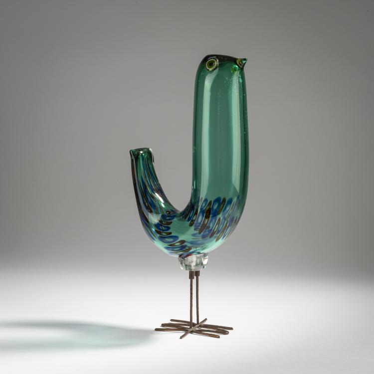 Bild 1 zu Objekt, 'Pulcino' bird, 1962, Alessandro Pianon, Vistosi, Gino, Murano, 154A 123