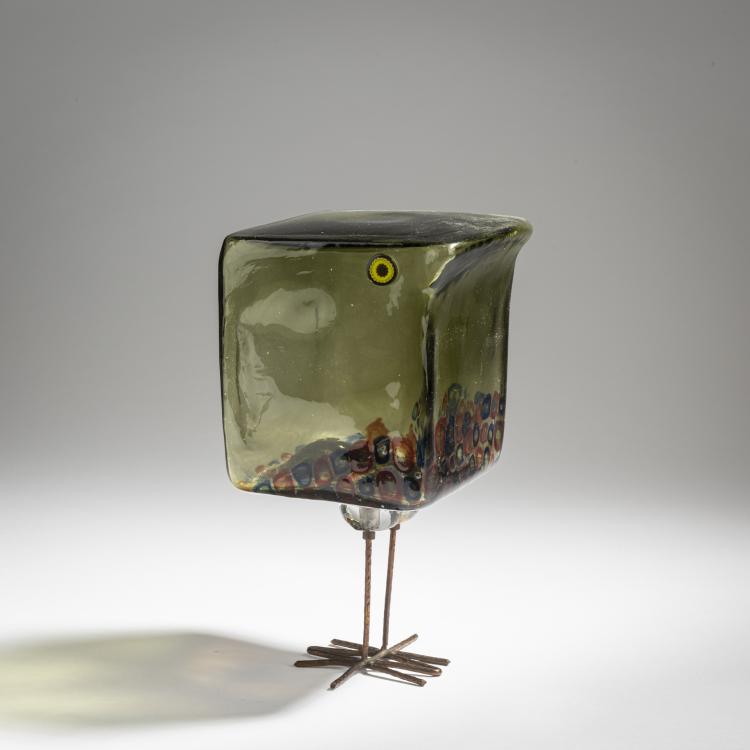 Hauptbild zu Objekt, 'Pulcino' bird, 1962, Alessandro Pianon, Vistosi, Gino, Murano, 154A 124