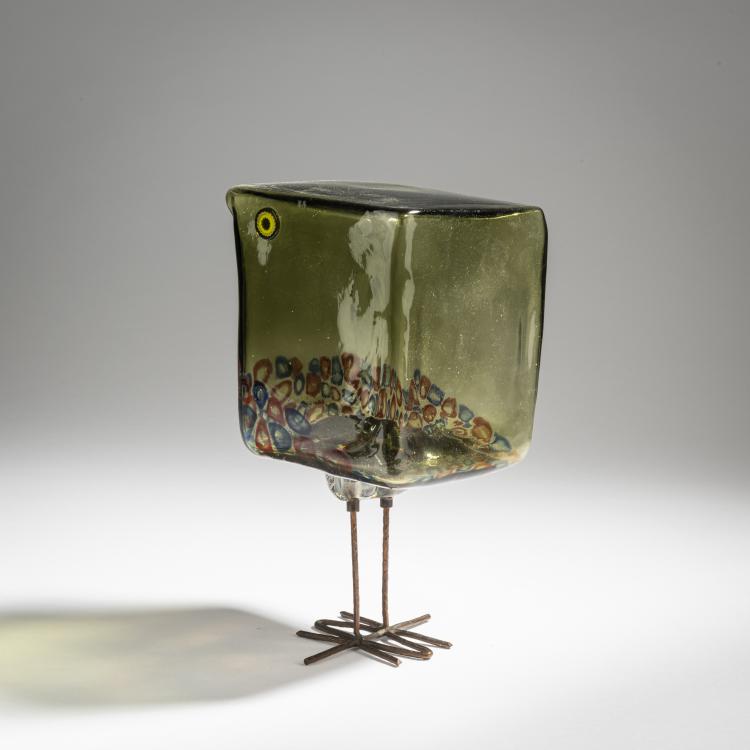 Bild 2 zu Objekt, 'Pulcino' bird, 1962, Alessandro Pianon, Vistosi, Gino, Murano, 154A 124