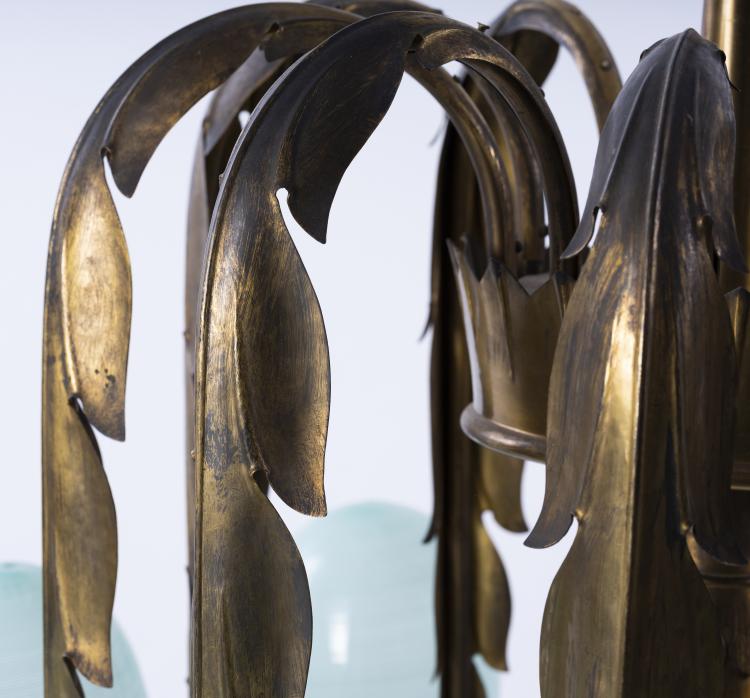 Bild 2 zu Objekt, Ceiling light, 1940/50s , Tomaso Buzzi (attributed), Venini & C., Murano (zugeschrieben), 154A 93