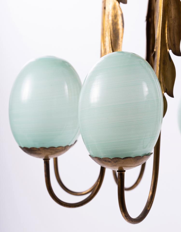 Bild 3 zu Objekt, Ceiling light, 1940/50s , Tomaso Buzzi (attributed), Venini & C., Murano (zugeschrieben), 154A 93