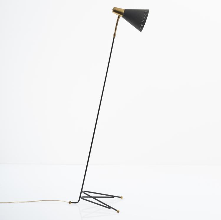 Hauptbild zu Objekt, Floor lamp, c. 1955, Svend Aage Holm S&oslash;rensen, Asea Belysning, Schweden (zugeschrieben), 155B 401