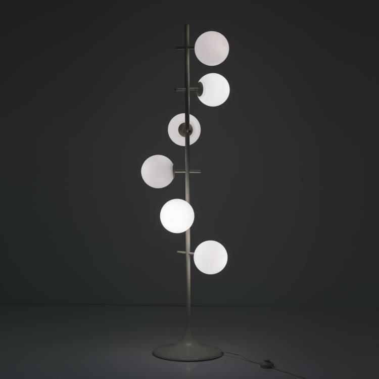 Bild 1 zu Objekt, Stehleuchte 'Kugelspiel', 1970er Jahre, E. R. Nele, Temde Leuchten, Sevelen, 155B 554
