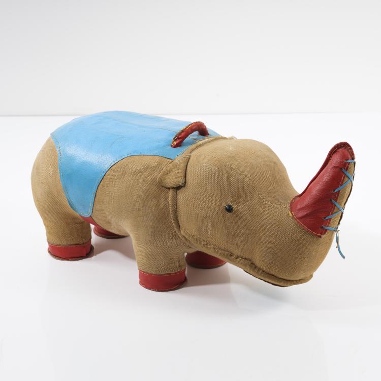 Bild 1 zu Objekt, Nashorn, um 1968, Renate M&uuml;ller, H. Josef Leven KG, Sonneberg, 155B 335