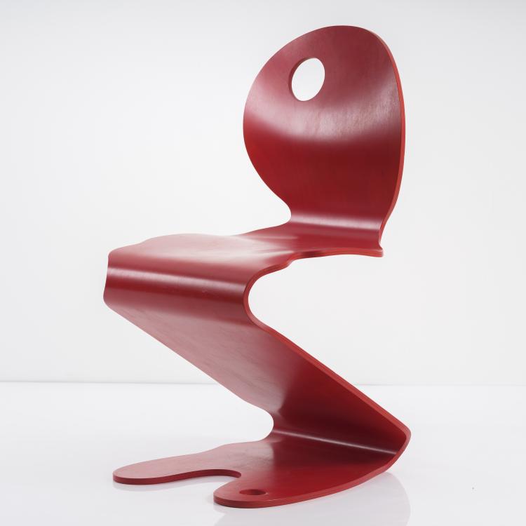 Hauptbild zu Objekt, Stuhl 'Pantonic', 1992, Verner Panton, Hag, Studio, Norwegen, 155B 576