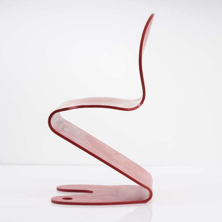 Bild 1 zu Objekt, Stuhl 'Pantonic', 1992, Verner Panton, Hag, Studio, Norwegen, 155B 576