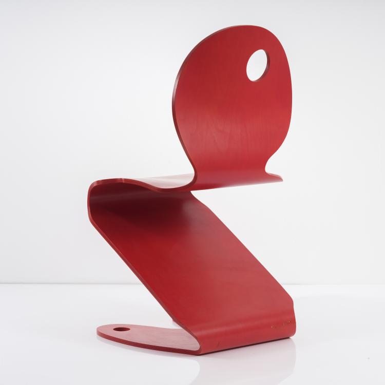 Bild 2 zu Objekt, Stuhl 'Pantonic', 1992, Verner Panton, Hag, Studio, Norwegen, 155B 576