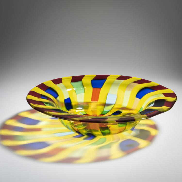 Hauptbild zu Objekt, Bowl, c. 1956, Anzolo Fuga, A.Ve.M., Murano, 155C 912