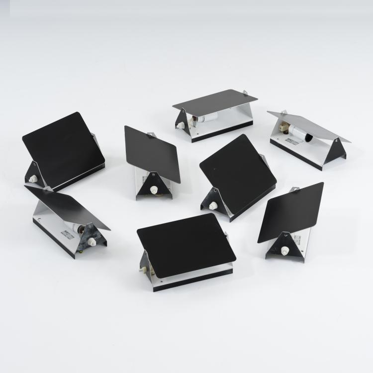 Hauptbild zu Objekt, Acht Wandleuchten 'CP-1', 1963, Charlotte Perriand, Steph Simon, Paris, 155B 531