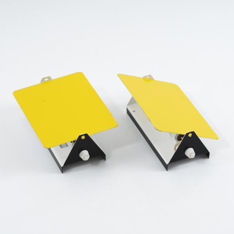 Hauptbild zu Objekt, Zwei Wandleuchten 'CP-1', 1963, Charlotte Perriand, Steph Simon, Paris, 155B 532