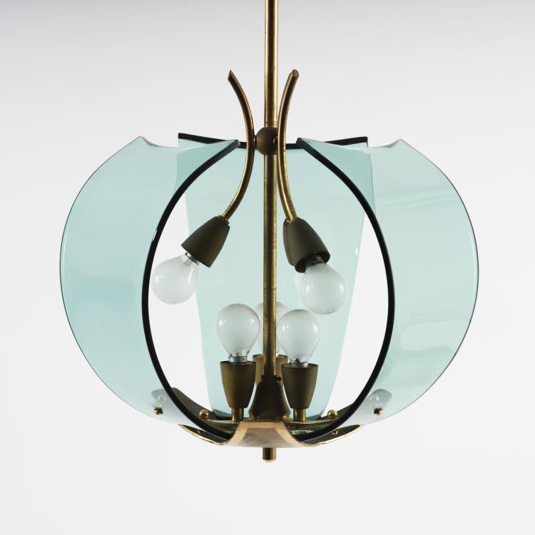 Bild 1 zu Objekt, Ceiling light, c. 1958, Fontana Arte, Mailand (zugeschrieben), 155A 51