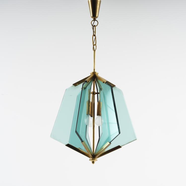 Bild 1 zu Objekt, Ceiling light, c. 1958, Fontana Arte, Mailand (zugeschrieben), 155A 72