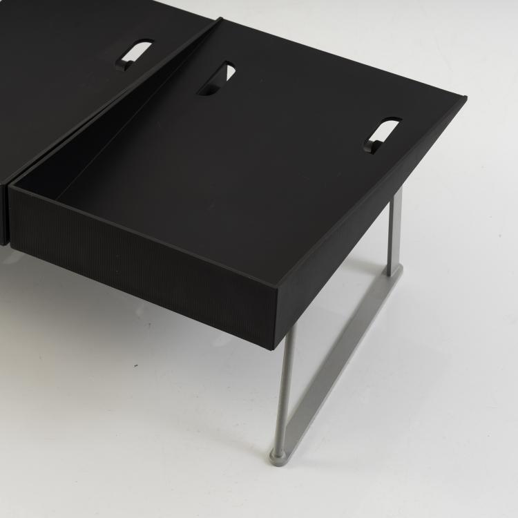 Bild 2 zu Objekt, Four storage trays 'Manhattan' on a stand, 1976, Enzo Mari, Danese, Mailand, 155A 98