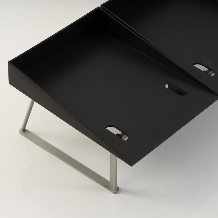 Bild 3 zu Objekt, Four storage trays 'Manhattan' on a stand, 1976, Enzo Mari, Danese, Mailand, 155A 98