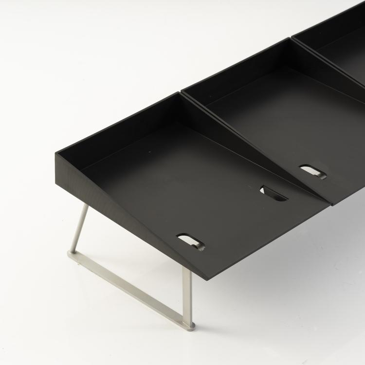 Bild 5 zu Objekt, Four storage trays 'Manhattan' on a stand, 1976, Enzo Mari, Danese, Mailand, 155A 98