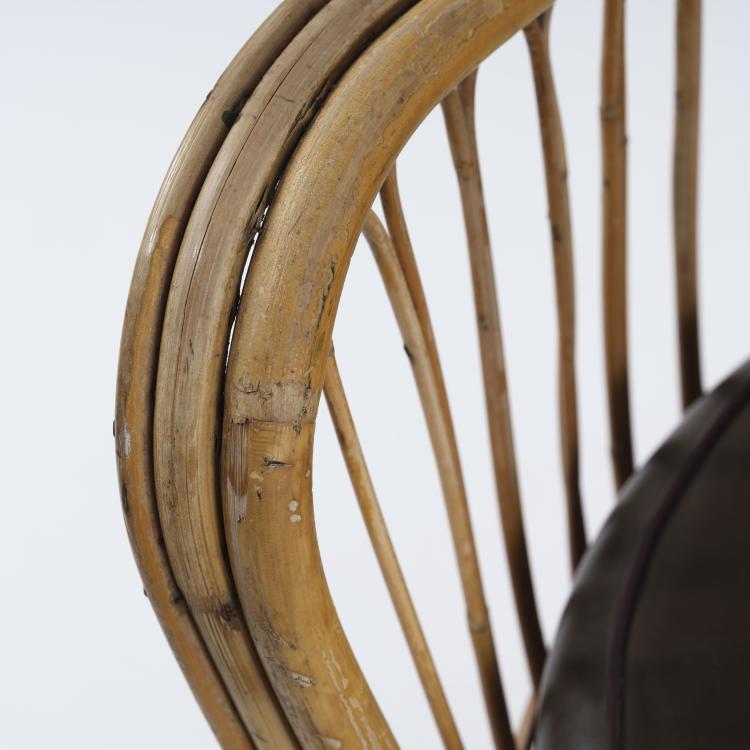 Bild 1 zu Objekt, Wicker chair, c. 1950, Gio Ponti, Bonacina, Vittorio & C., Como, 155A 20