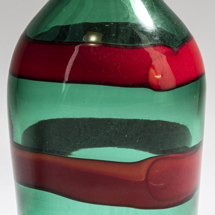 Bild 3 zu Objekt, Flasche mit Stopfen 'A fasce', um 1955, Fulvio Bianconi, Venini & C., Murano, 155C 784