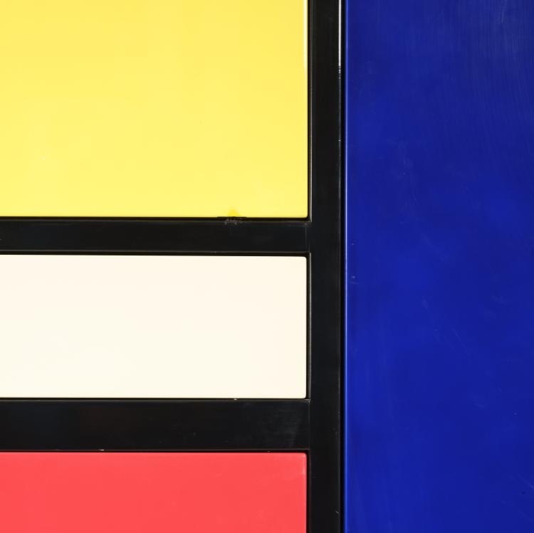 Bild 7 zu Objekt, 'Mondrian' cabinet, 1976, Koni Ochsner, R&ouml;thlisberger Collection, G&uuml;mlingen, 155B 562