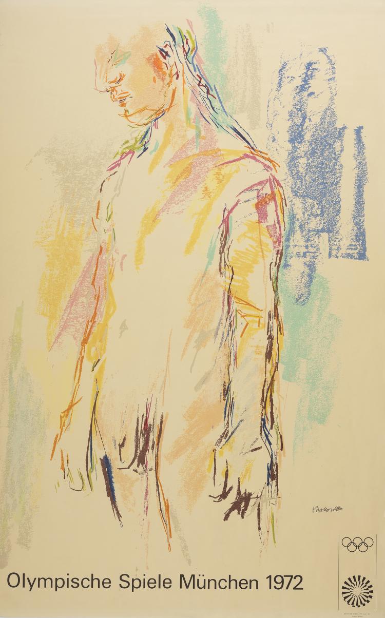 Bild 3 zu Objekt, Mappe mit 5 Kunstplakaten Olympiade 1972, 1969-1972, Olympiade M&uuml;nchen 1972, 155B 556