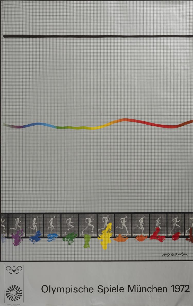 Bild 4 zu Objekt, Mappe mit 5 Kunstplakaten Olympiade 1972, 1969-1972, Olympiade M&uuml;nchen 1972, 155B 556
