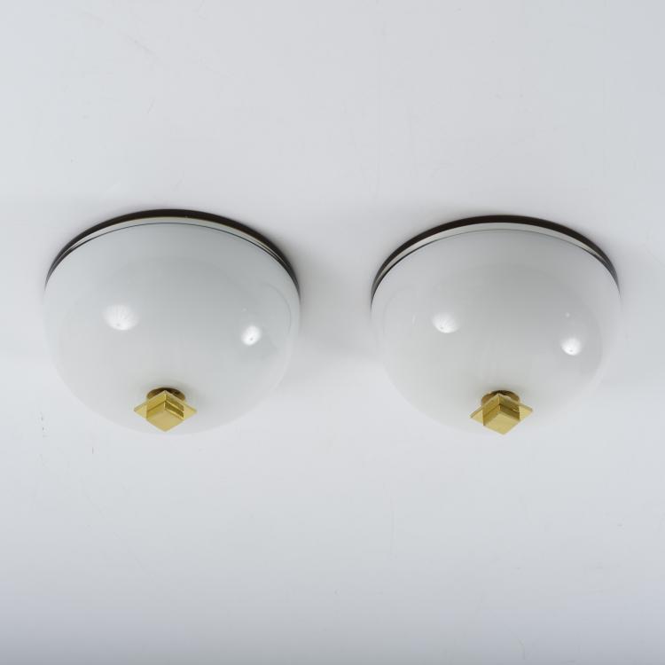 Bild 1 zu Objekt, Zwei Wand-/Deckenleuchten 'Decboi', um 1998, Venini & C., Murano, 155A 245