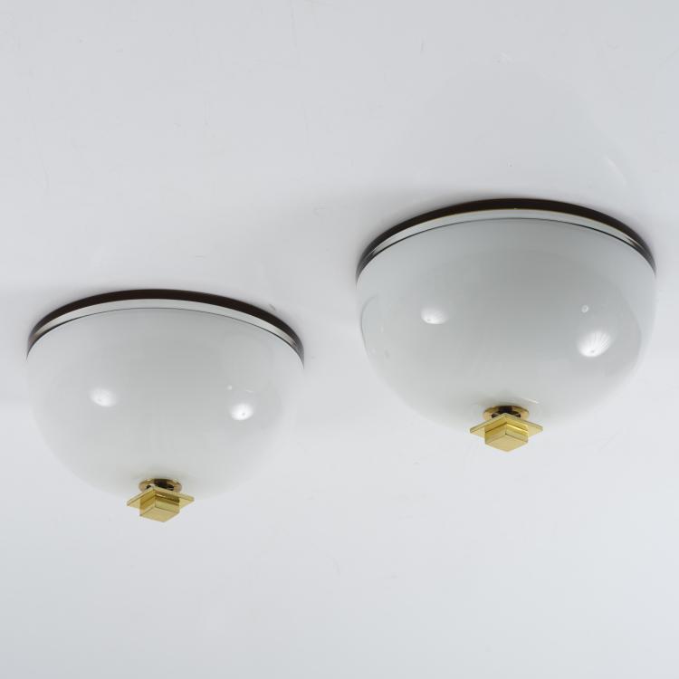 Bild 2 zu Objekt, Zwei Wand-/Deckenleuchten 'Decboi', um 1998, Venini & C., Murano, 155A 245