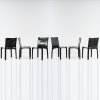 Six 'Cab 412' chairs, 1977