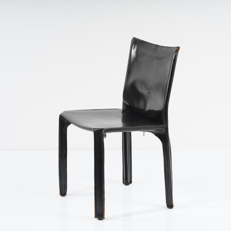 Bild 1 zu Objekt, Sechs St&uuml;hle 'Cab 412', 1977, Mario Bellini, Cassina, Mailand, 155A 201