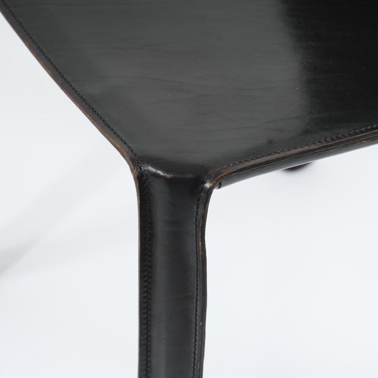 Bild 4 zu Objekt, Sechs St&uuml;hle 'Cab 412', 1977, Mario Bellini, Cassina, Mailand, 155A 201