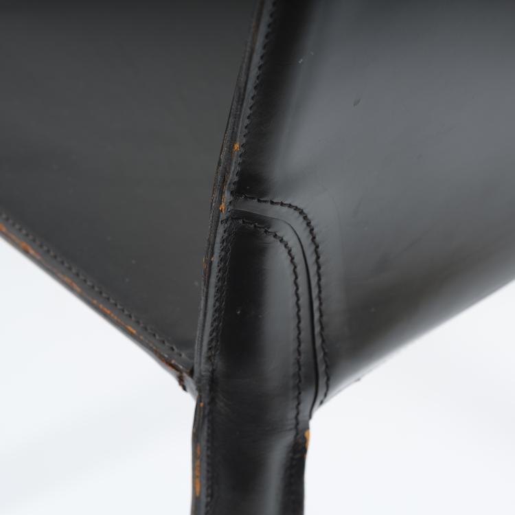 Bild 5 zu Objekt, Sechs St&uuml;hle 'Cab 412', 1977, Mario Bellini, Cassina, Mailand, 155A 201