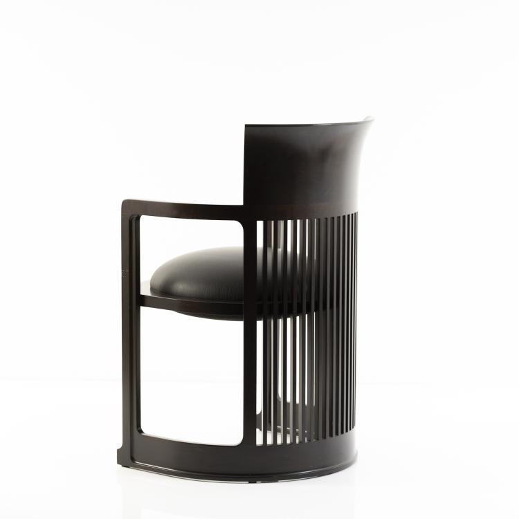 Bild 5 zu Objekt, Armlehnstuhl 'Barrel Chair', 1904/1905, Frank Lloyd Wright, Cassina, Mailand, 155B 252