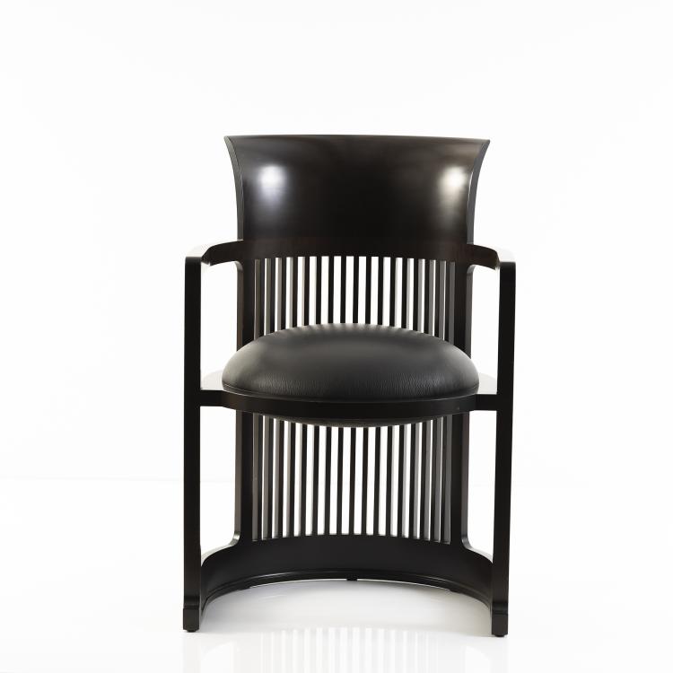 Bild 7 zu Objekt, Armlehnstuhl 'Barrel Chair', 1904/1905, Frank Lloyd Wright, Cassina, Mailand, 155B 252