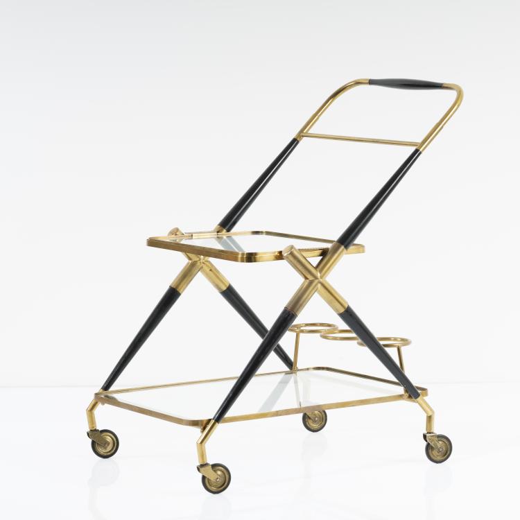 Hauptbild zu Objekt, Serving cart, 1950s, Cesare Lacca (attributed), 155A 19