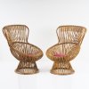 Two 'Margherita' wicker chairs, 1951
