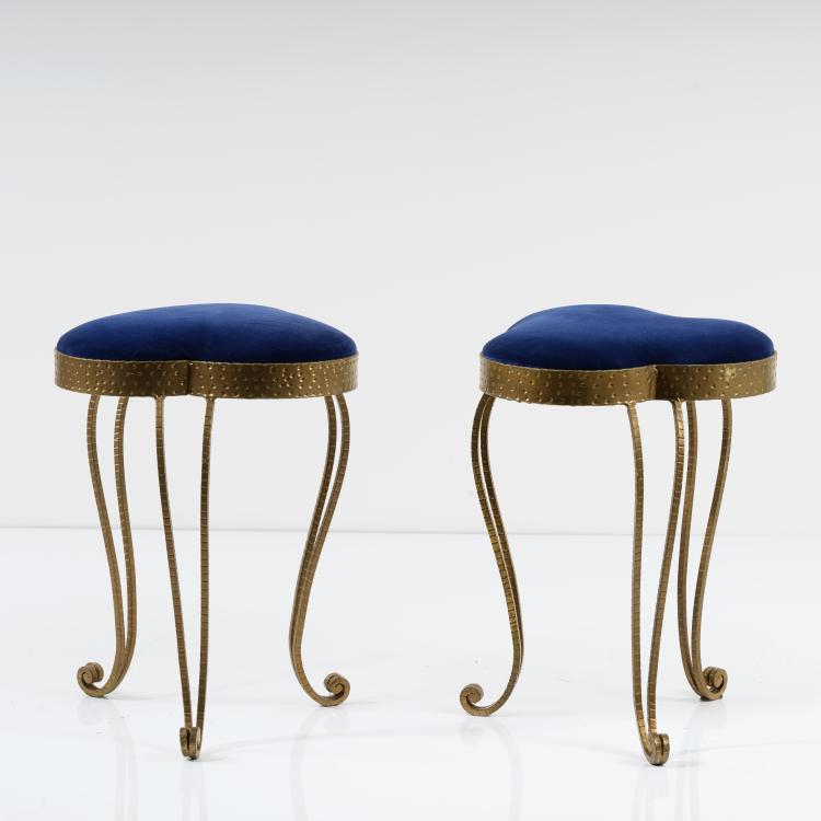 Bild 1 zu Objekt, Two stools, 1950s, Pier Luigi Colli (attributed), 155A 39
