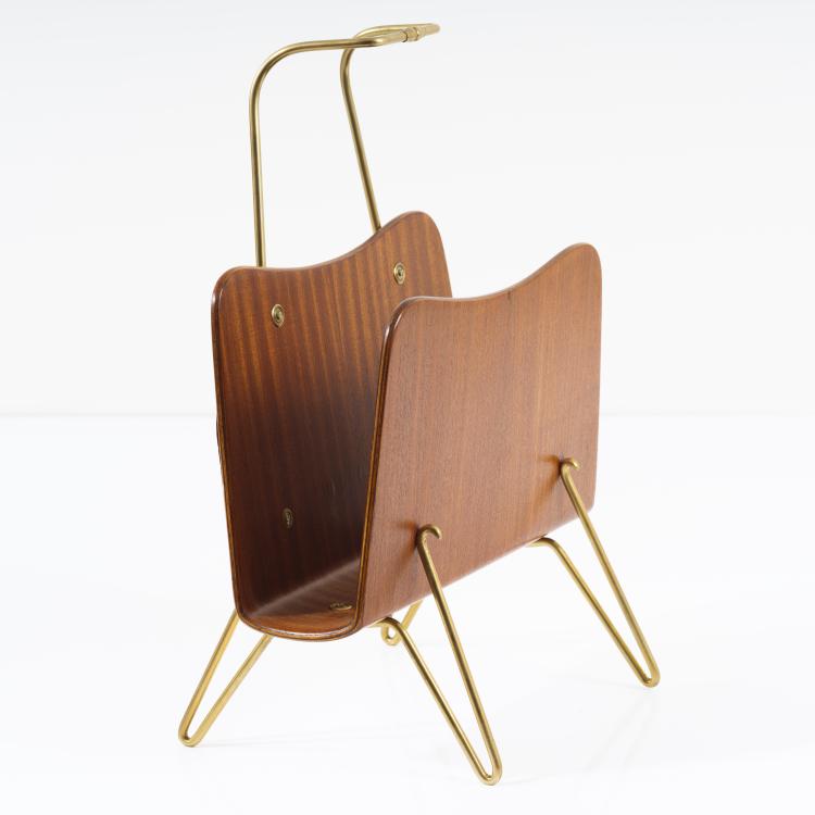Hauptbild zu Objekt, Magazine rack, 1950s, Italien, 155A 18
