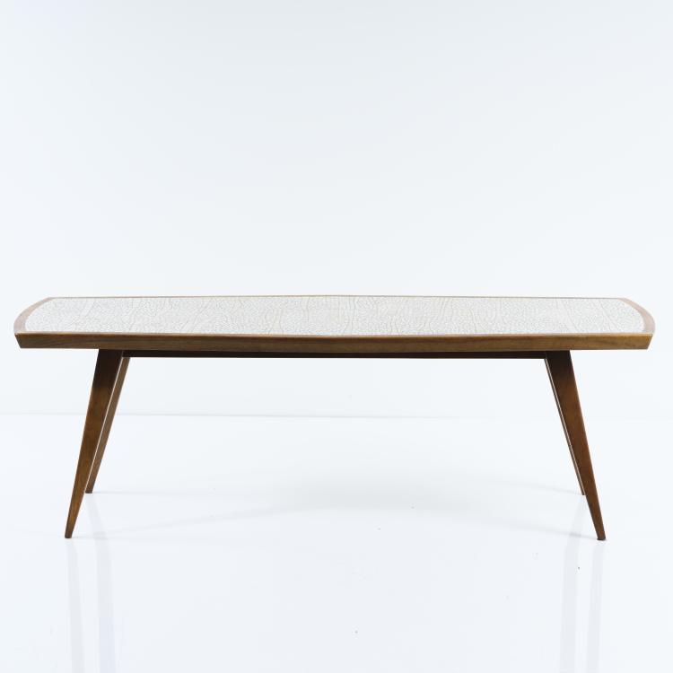 Hauptbild zu Objekt, Coffee table, 1950s, Berthold M&uuml;ller, M&uuml;ller, Berthold, &Ouml;rlinghausen Mosaik-Werkst&auml;tten, M&uuml;nchen, 155B 436