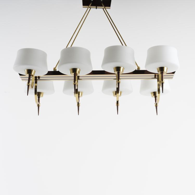Bild 2 zu Objekt, Ceiling light, 1950s, Maison Arlus, Paris (zugeschrieben), 155B 458
