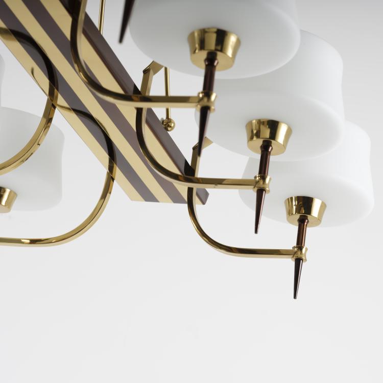 Bild 3 zu Objekt, Ceiling light, 1950s, Maison Arlus, Paris (zugeschrieben), 155B 458