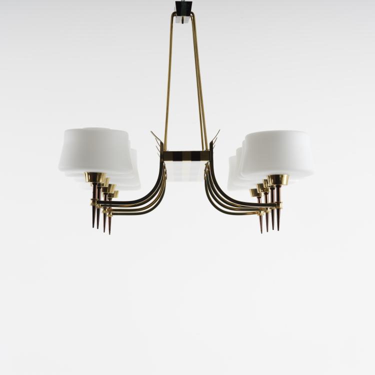 Bild 4 zu Objekt, Ceiling light, 1950s, Maison Arlus, Paris (zugeschrieben), 155B 458