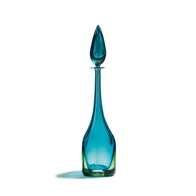 Hauptbild zu Objekt, Bottle with stopper, 1962, Flavio Poli, Seguso Vetri d'Arte, Murano, 155C 869