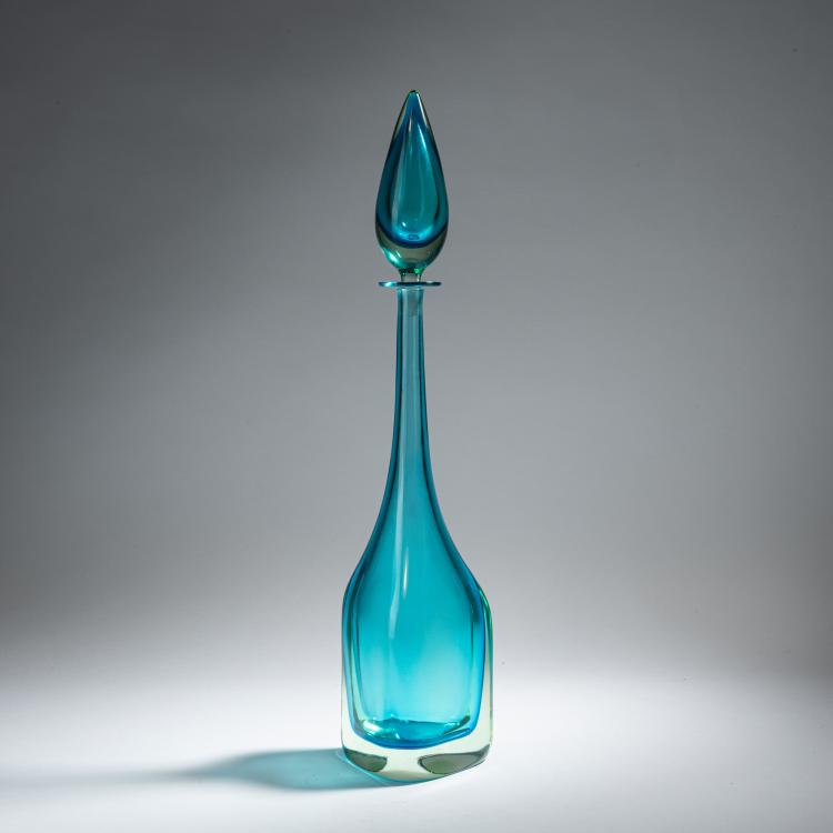 Bild 1 zu Objekt, Bottle with stopper, 1962, Flavio Poli, Seguso Vetri d'Arte, Murano, 155C 869