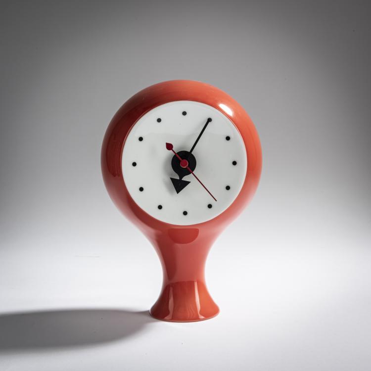 Bild 1 zu Objekt, Table clock from the 'China Clocks/Ceramic Clocks' series 1953, George Nelson, Vitra, weil am Rhein, 157B 351