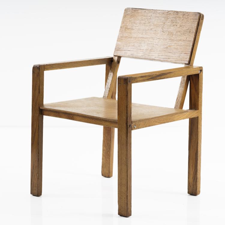 Bild 4 zu Objekt, Kinder-Armlehnstuhl, um 1928, Erich Dieckmann, Hausrat GmbH, Frankfurt am Main (zugeschrieben)., 155B 277