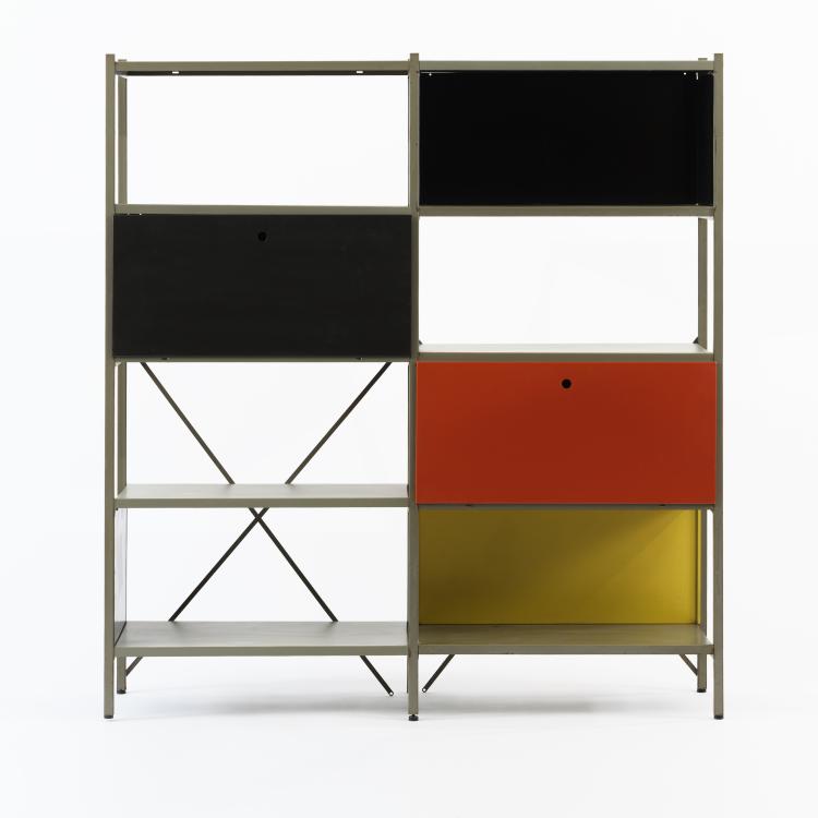Bild 1 zu Objekt, Regalsystem, um 1954, Wim Rietveld, Gispen, W. H., Rotterdam, 155B 437