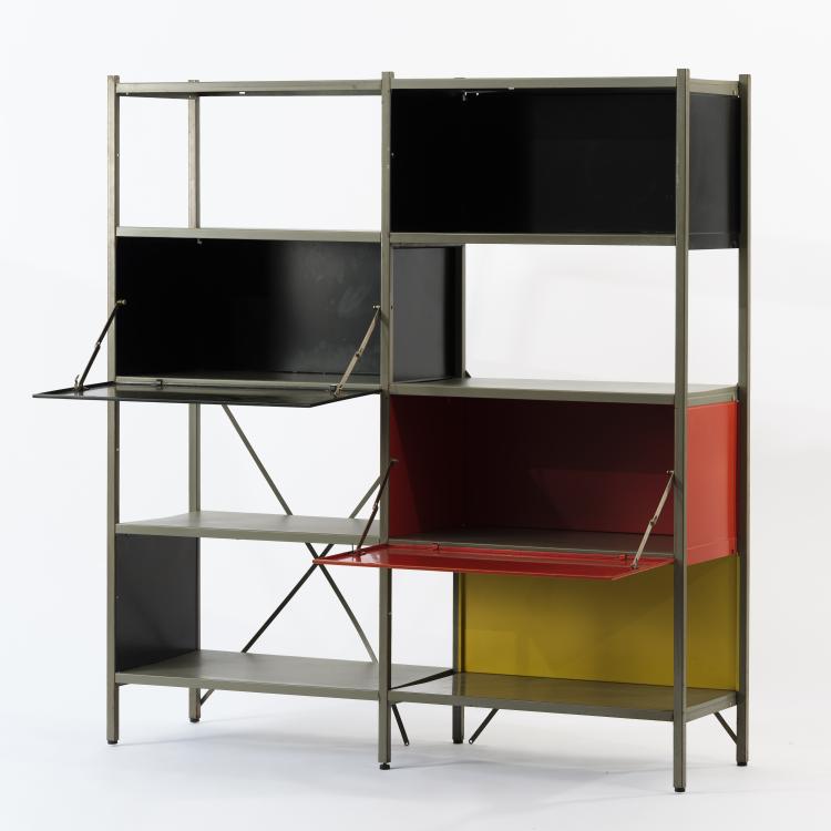 Bild 2 zu Objekt, Regalsystem, um 1954, Wim Rietveld, Gispen, W. H., Rotterdam, 155B 437