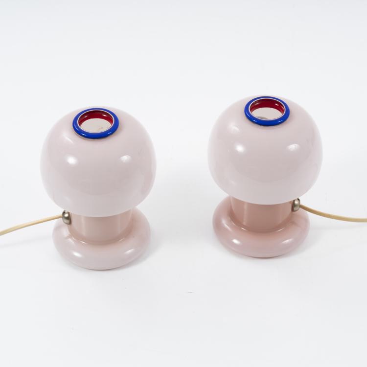 Bild 1 zu Objekt, Two table lights, 1986, Vetreria Vistosi, Murano, 155A 191