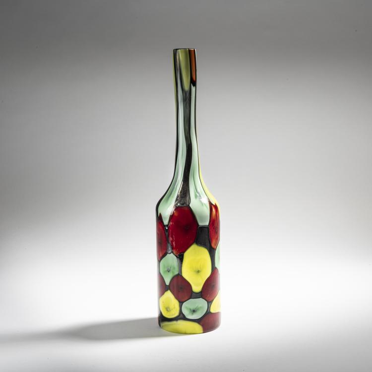 Bild 1 zu Objekt, 'Nerox a chiazze' vase, c. 1962, Ermanno Toso, Toso, Fratelli, Murano, 155C 900